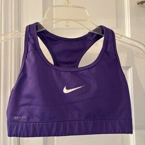 Purple Nike Dri Fit Athletic Bra